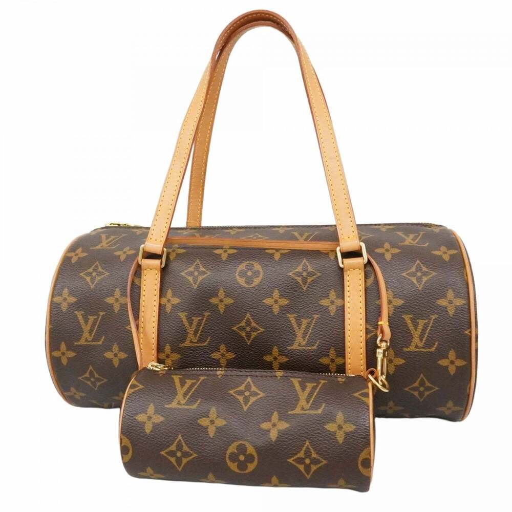 Louis Vuitton Monogram Papillon 30 Handbag M51385 Brown Women's